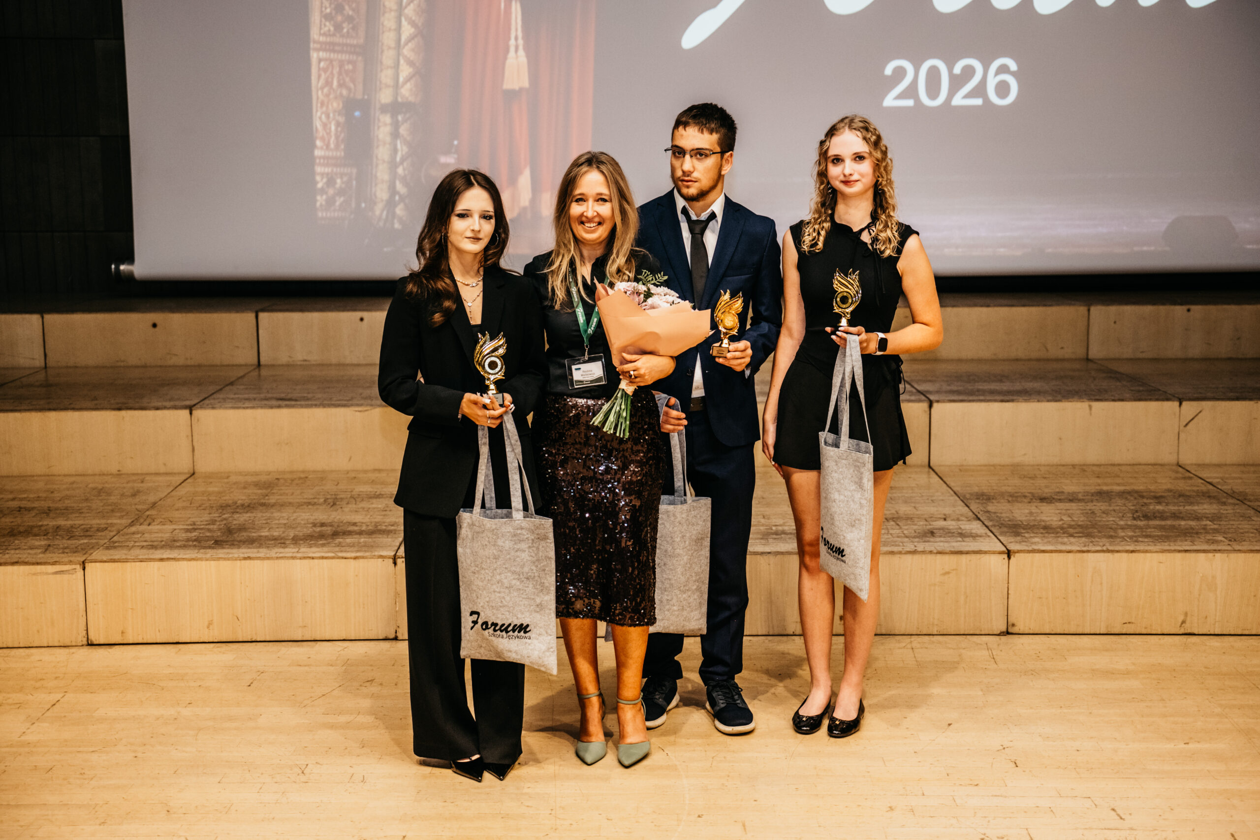 Ambasadorzy Forum 2026 – Amelia Lipińska, Nadia Żaboklicka i Antek Białkowski